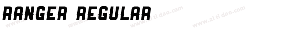 Ranger Regular字体转换